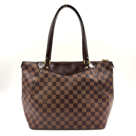 Louis Vuitton Westminster GM Damier Ebene Damier Ebene Leather × PVC Brown Tote