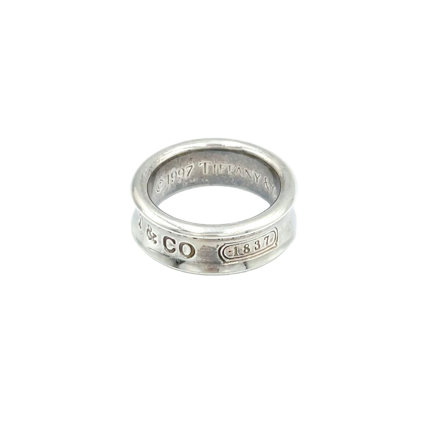 Tiffany & Co Narrow Silver Ring — view 2