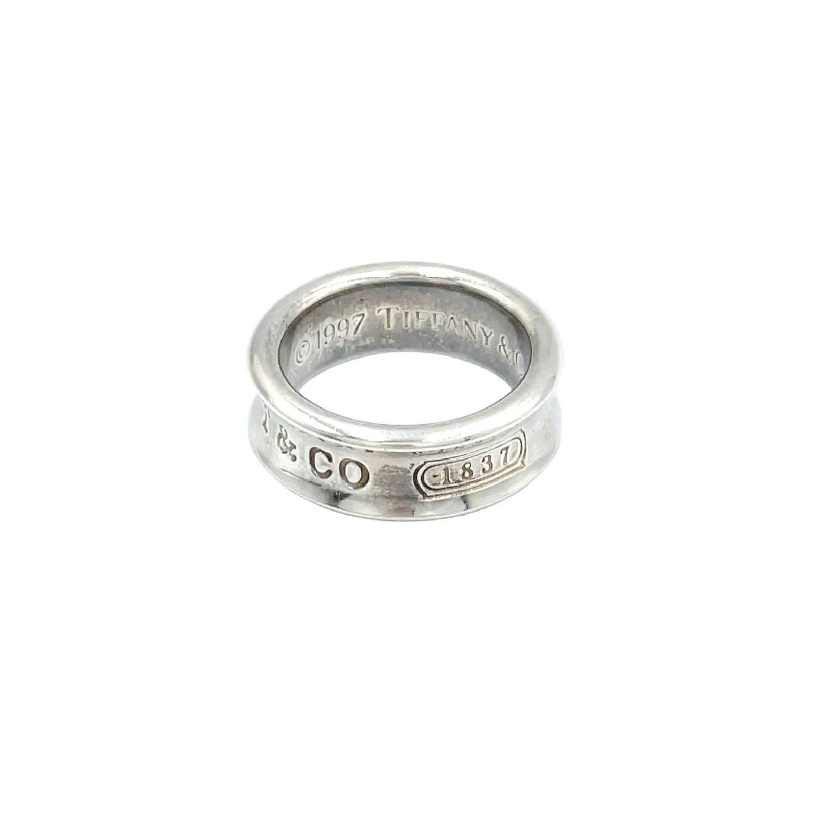 Tiffany & Co Narrow Silver Ring — view 2