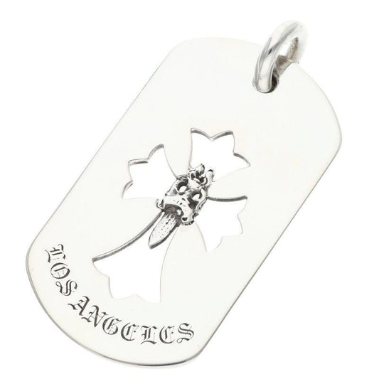 Chrome Hearts D Tag Lrg Ltd Large Dog Tag Los Angeles Limited Necklace Top