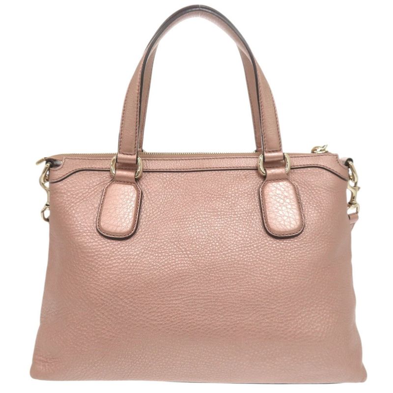 Gucci Soho 308362 Leather Pink 2WAY Handbag Shoulder Bag 1692 Gucci