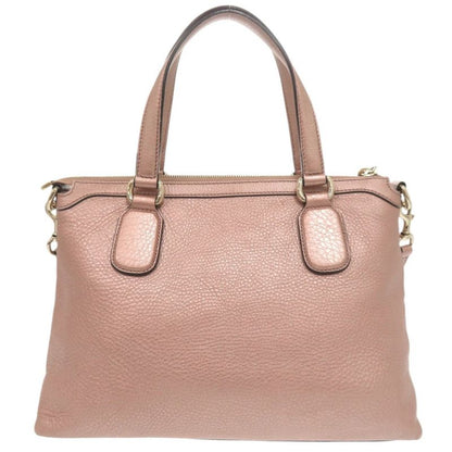 Gucci Soho 308362 Leather Pink 2WAY Handbag Shoulder Bag 1692 Gucci