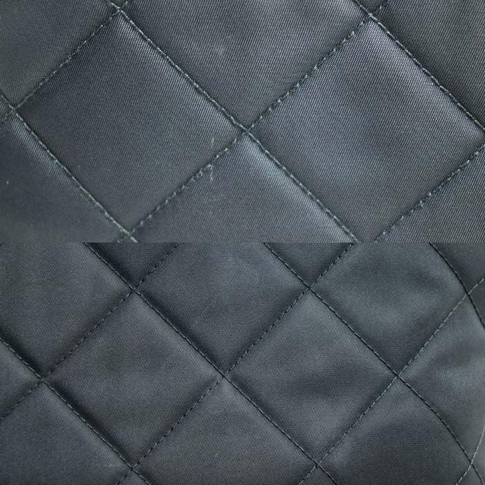 Prada Quilted Chain Tote Bag Black 1bg017 Ladies Preowned