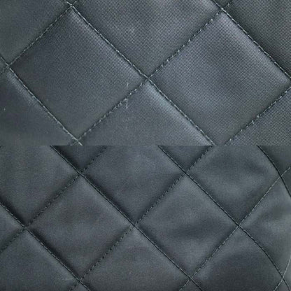 Prada Quilted Chain Tote Bag Black 1bg017 Ladies Preowned
