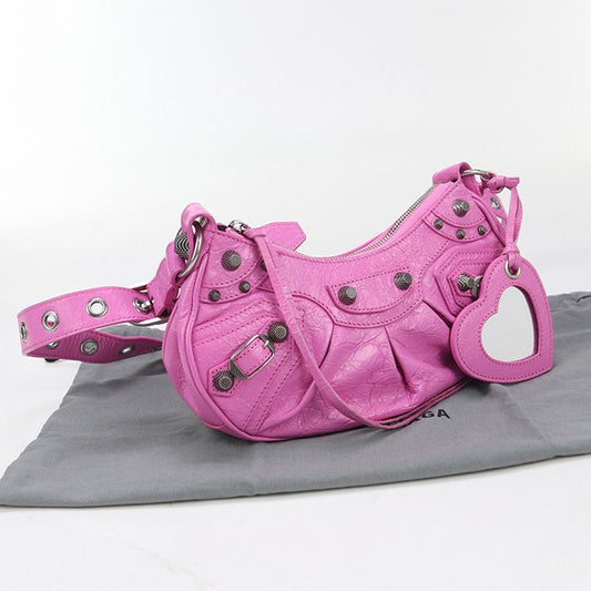 Balenciaga XS Le Cagor 671309 Shoulder Bag Lambskin Women