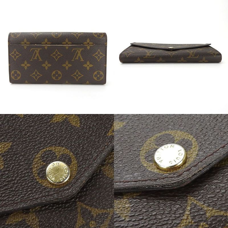 Louis Vuitton Bifold Long Walletportefeuille/sarah M60531monogramaccessorieswome