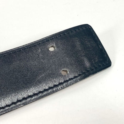 Hermes Belt Vintage Buckle Leather Black