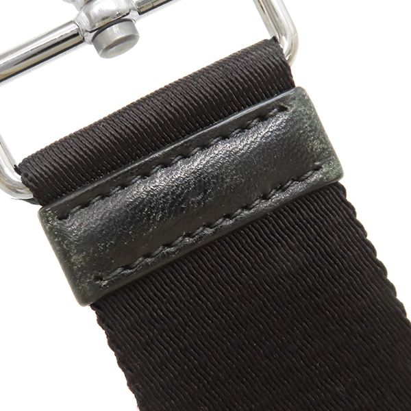 Prada 2way Bag Camouflage Reversible Triangle Logo Nylon Khaki X Black Silver