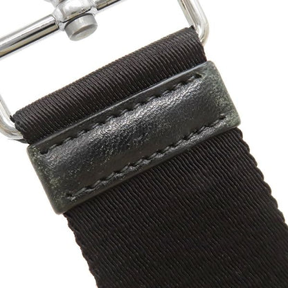 Prada 2way Bag Camouflage Reversible Triangle Logo Nylon Khaki X Black Silver