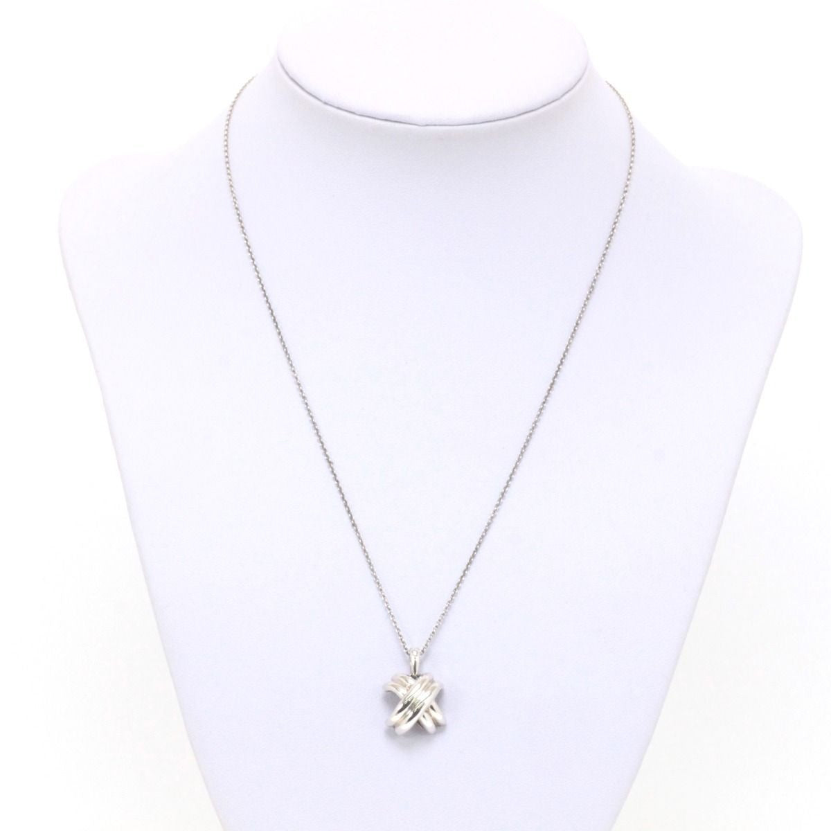 Tiffany & Co Necklace SV 925 41 cm Signature Cross
