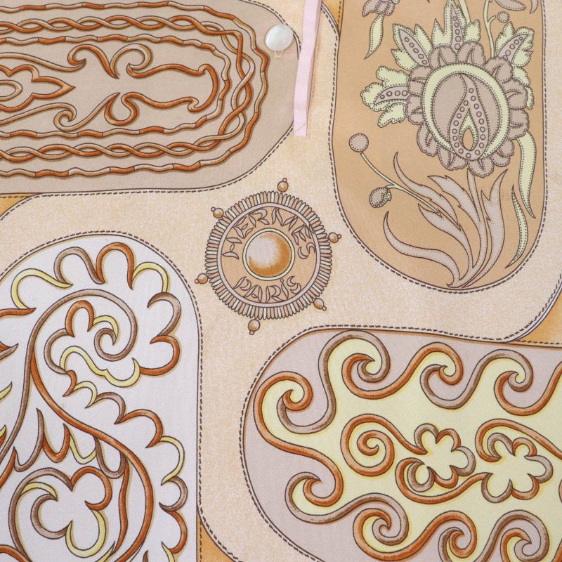 Hermes Vintage Cashmere-blend Twill Laine Silk-switched Knit Short-sleeved Polo