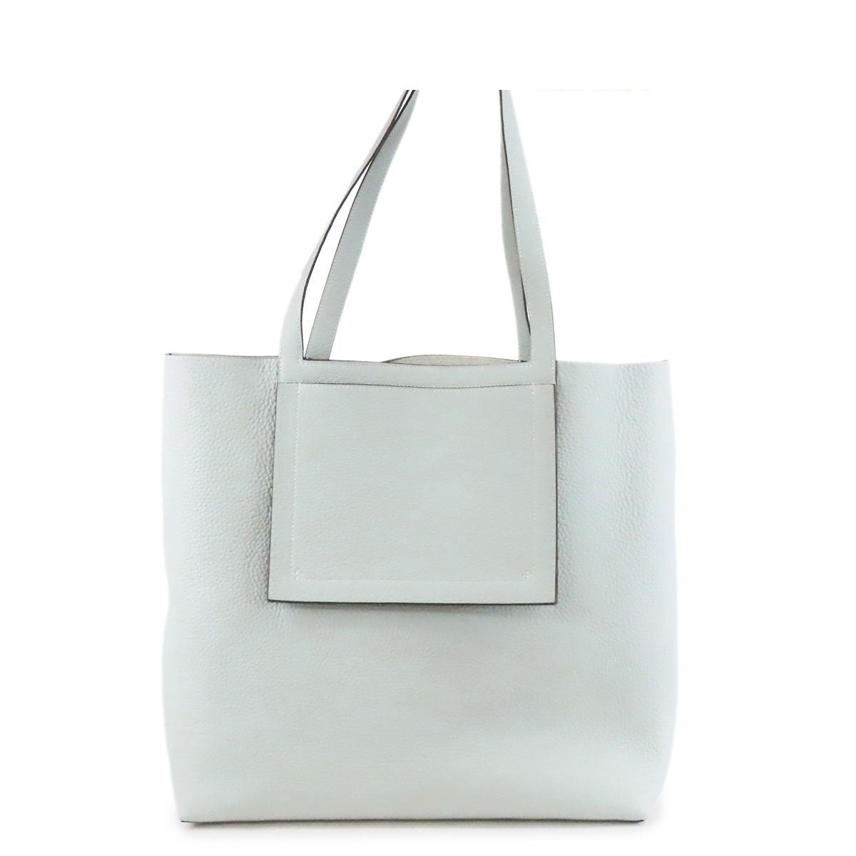Hermes Cabas Series 46 Blue Plume Taurillon Tote Bag