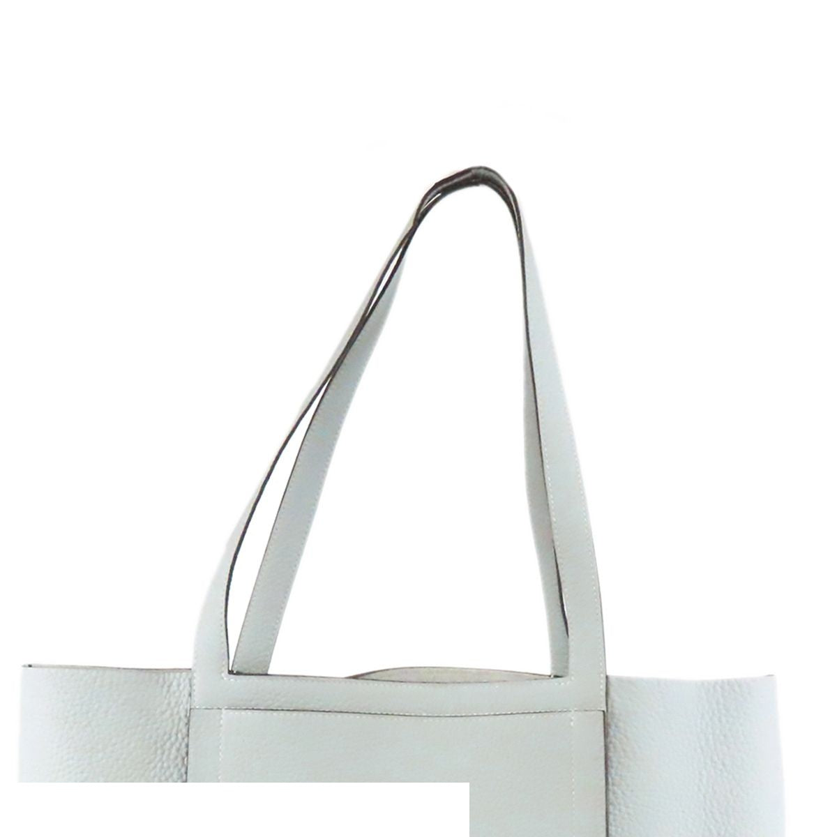 Hermes Cabas Series 46 Blue Plume Taurillon Tote Bag — view 4