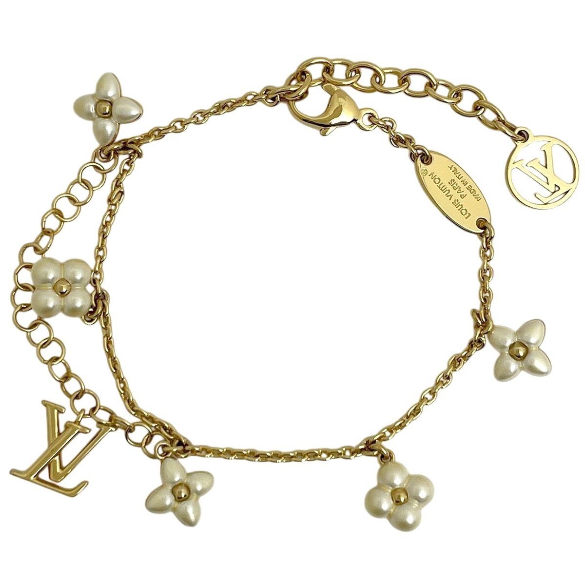 Louis Vuitton Bracelet LV Floragram Gold Plated