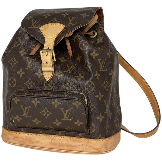 Louis Vuitton Montsouris MM Backpack Monogram Brown