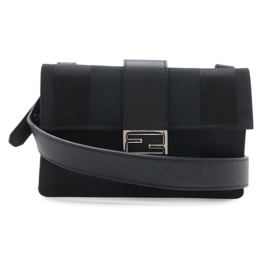 Fendi Pecan Baguette Slim Clutch Shoulder Bag Waist Pouch 3Way