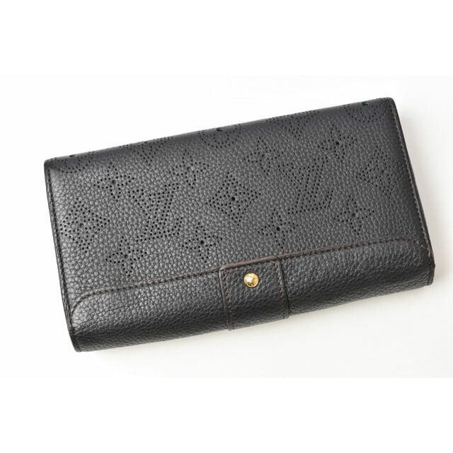 Louis Vuitton Wallet Mahina Long Portefeuille Iris Noir — view 3