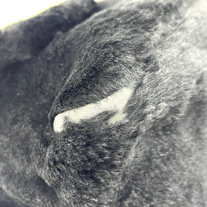 Fendi Handbag Mamma Bucket Fur Black