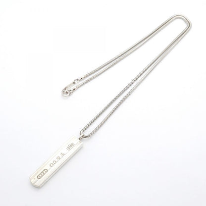 Tiffany & Co Necklace Narrow Bar 925 Silver Ladies