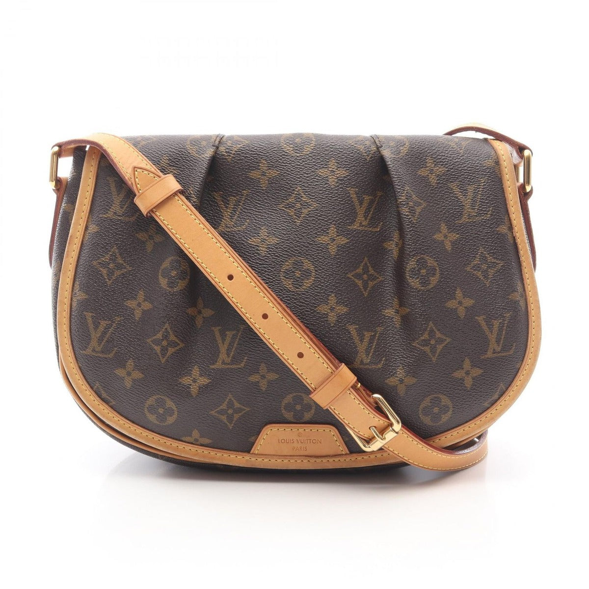 Louis Vuitton Shoulder Bag Menilmontand PM Canvas Leather
