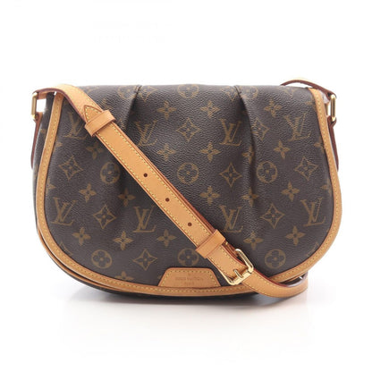 Louis Vuitton Shoulder Bag Menilmontand PM Canvas Leather