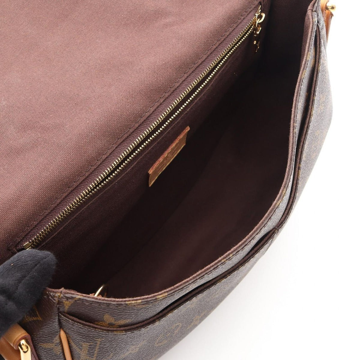 Louis Vuitton Shoulder Bag Menilmontand PM Canvas Leather — view 3