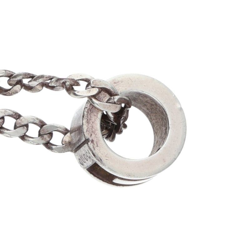 Gucci Cutout G Silver Necklace Men's