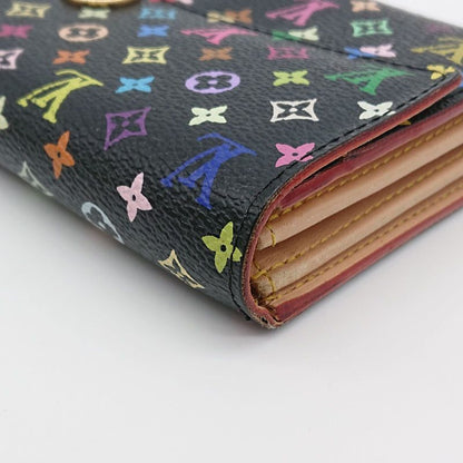 Louis Vuitton Multicolor Sarah Long Wallet Monogram Black Box Storage Bag