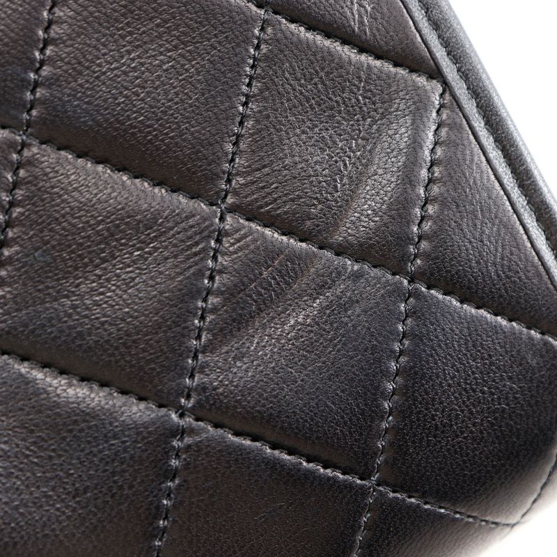 Chanel Matelasse Mini Chain Shoulder C00060 Lambskin Black Ladies Shoulder Bag