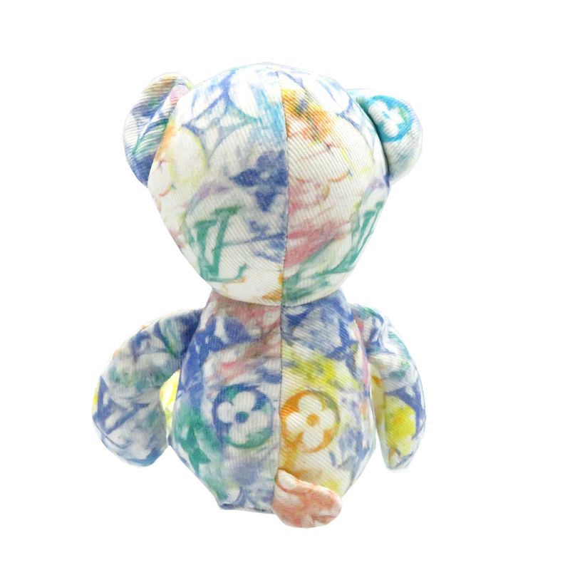 Louis Vuitton Monogram Doudou Louis Gi0502 Stuffed Animal Organic Cotton Blue