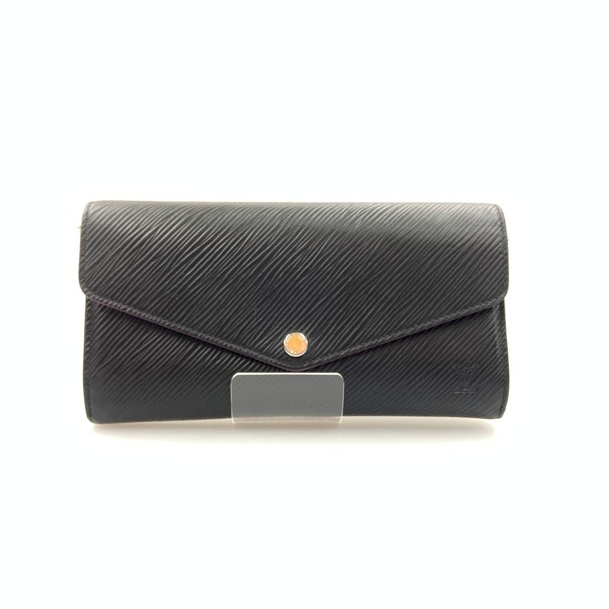 Louis Vuitton Epi Portefeuille Sara Bifold Long Wallet Black Pink