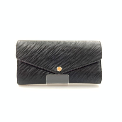 Louis Vuitton Epi Portefeuille Sara Bifold Long Wallet Black Pink