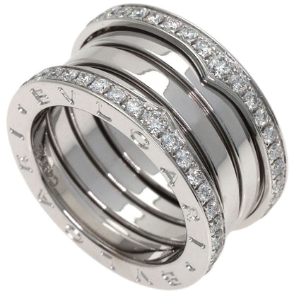 Bvlgari Band Diamond 50 Ring 18K White Gold