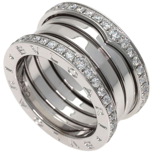 Bvlgari Band Diamond 50 Ring 18K White Gold