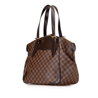 Louis Vuitton Damier Verona GM Shoulder Bag Tote Bag N41119 Brown PVC Leather
