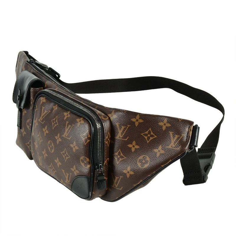 Louis Vuitton Monogram Macassar Christopher Bum Bag Body Bag Monogram Canvas