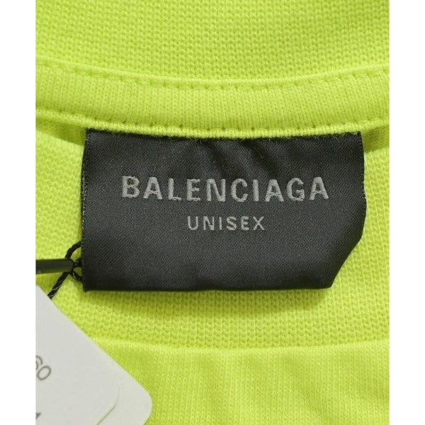Balenciaga T-Shirt Cotton Fluorescent Yellow — view 3