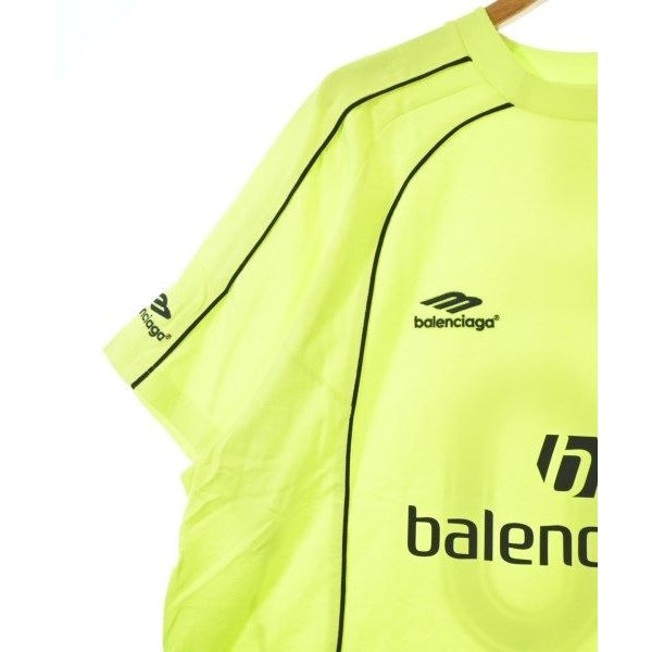 Balenciaga T-Shirt Cotton Fluorescent Yellow — view 5