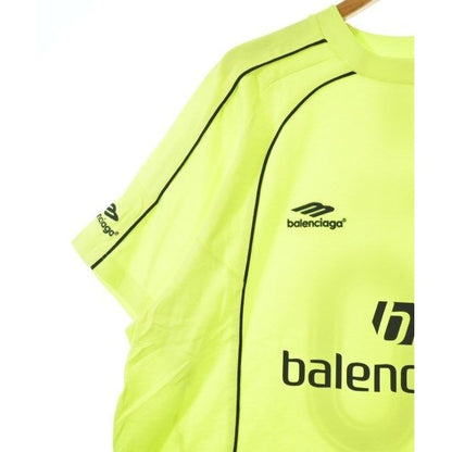 Balenciaga T-Shirt Cotton Fluorescent Yellow — view 5