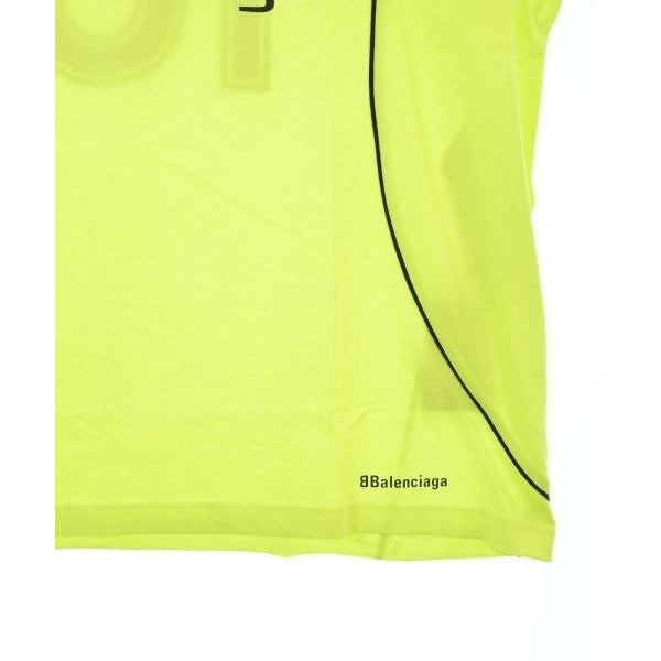Balenciaga T-Shirt Cotton Fluorescent Yellow — view 7