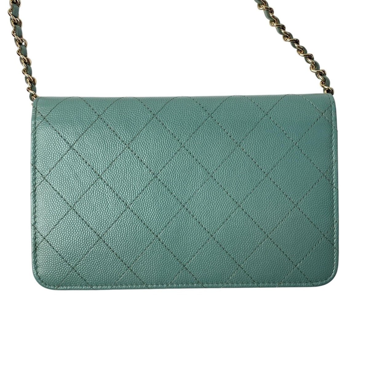 Chanel Chain Wallet Caviar Leather — view 4