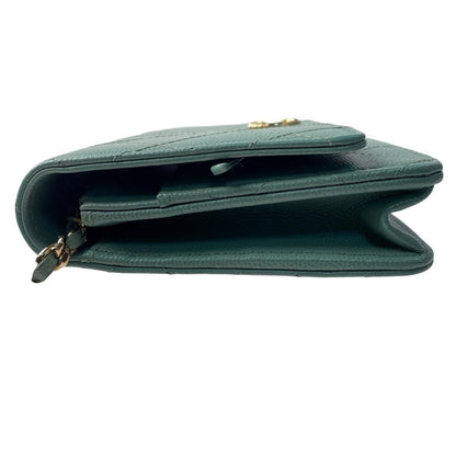 Chanel Chain Wallet Caviar Leather — view 6