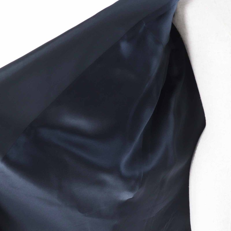 Chanel P60011 Cotton Partially Lined Silk Coco Mark Buttons Total Pattern Shawl