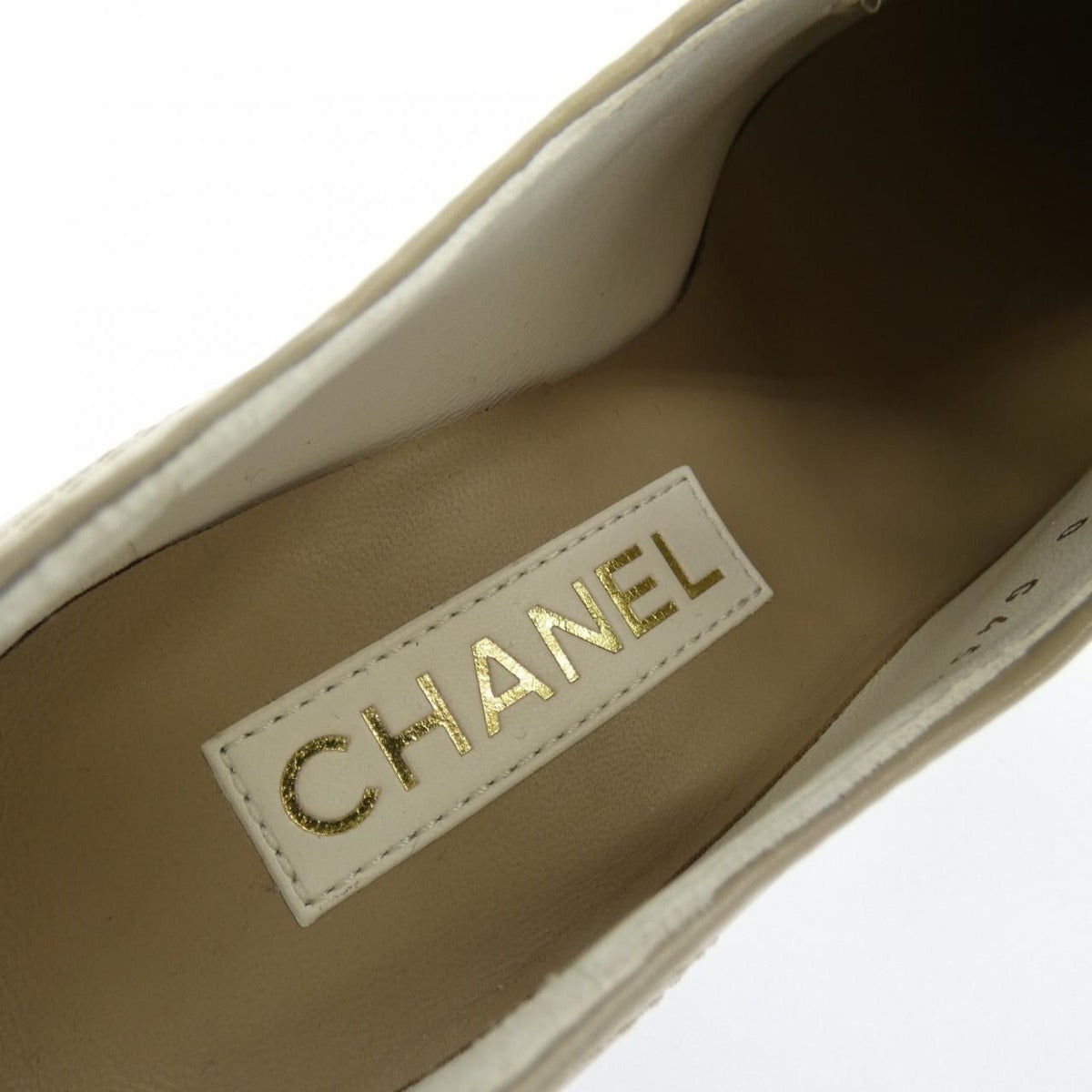 Chanel Loafers Shoes Lambskin Beige — view 6