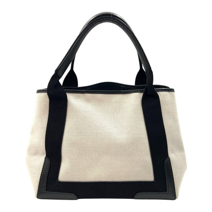 Balenciaga Navy Cabas S Canvas Handbag Tote Bag 339933 1081 a 00213 White
