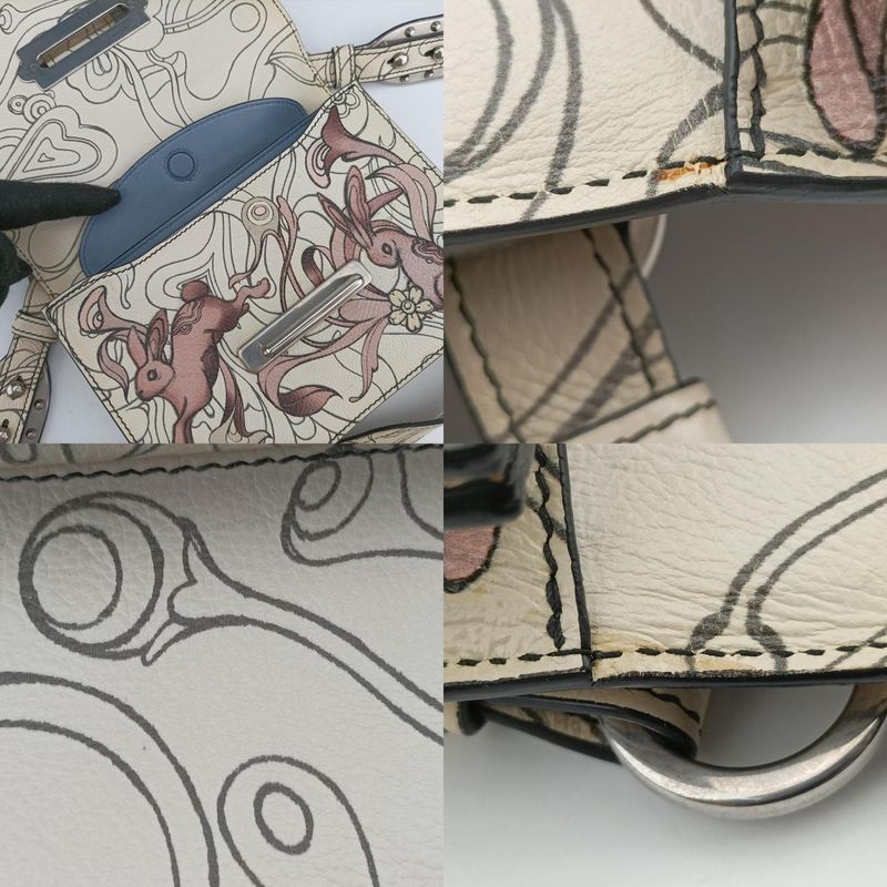 Prada Rabbit Print Multicolor Leather 25