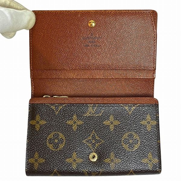 Louis Vuitton Monogram Portefeuille Tresor M61736 Bifold Wallet Unisex
