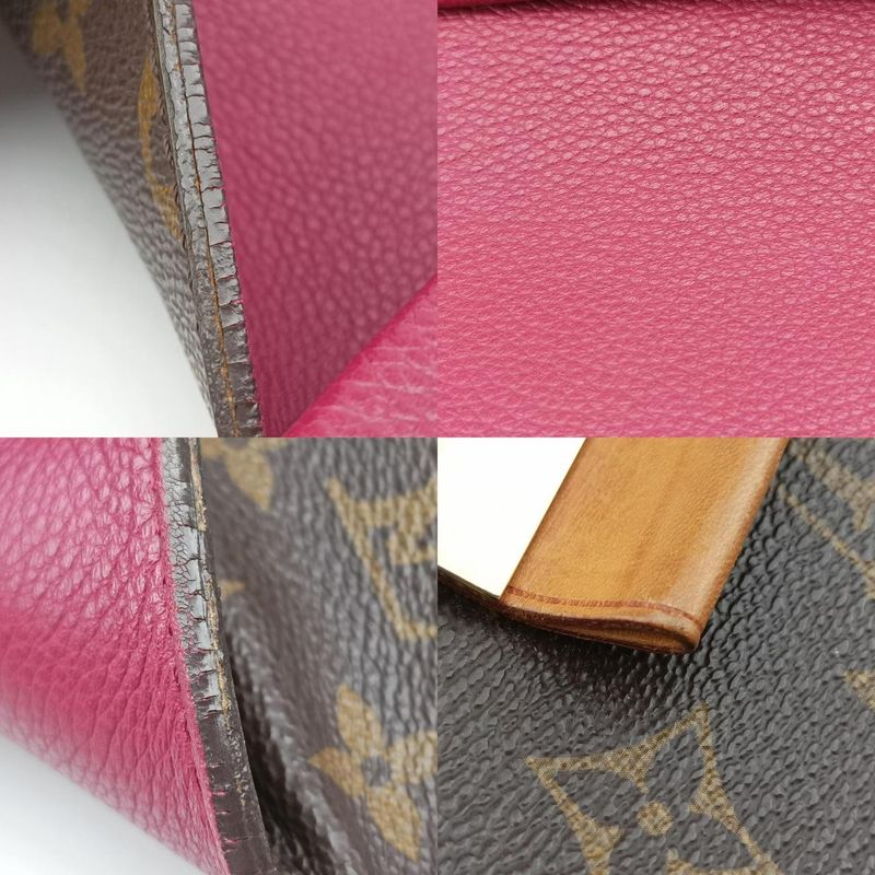 Louis Vuittonolympe Monogram / Brownish X Aurore Monogram Canvas X Calfleather