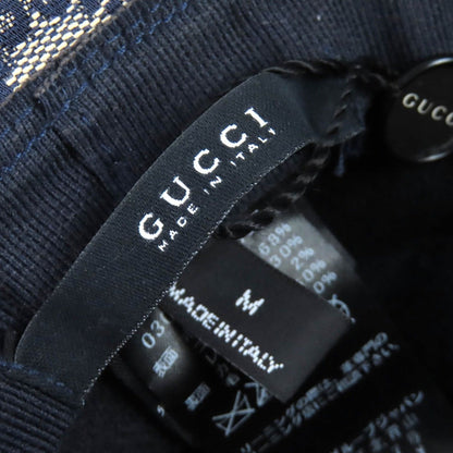 Gucci Cotton GG Canvas Bucket Hat Beige Navy Red — view 7