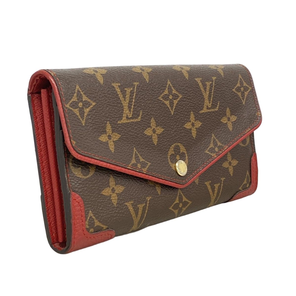 Louis Vuitton Wallet Monogram Retiro Portefeuille Sarah Brown Cerise — view 2